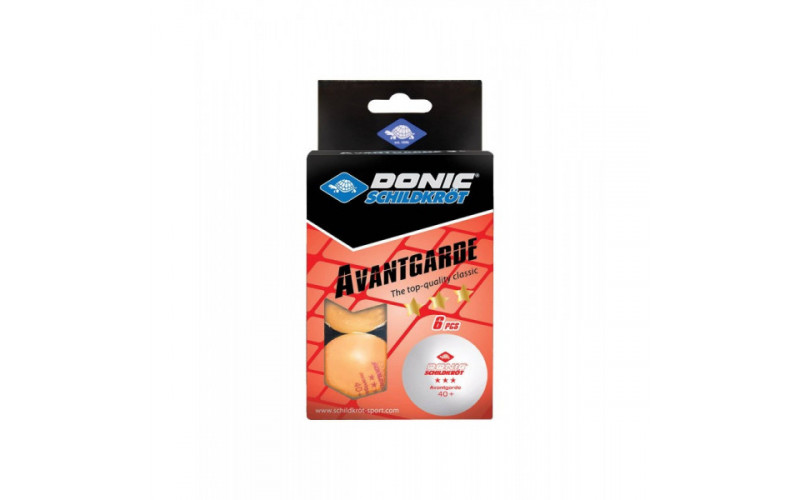 Мяч для настольного тенниса Donic 3* Avantgarde, 6 шт.