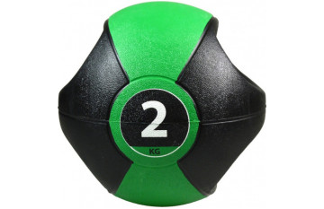 Медицинбол с ручками PURE2IMPROVE MEDICINE BALL 2 кг