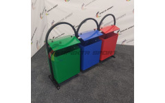 Урна трехсекционная 1200х300х800