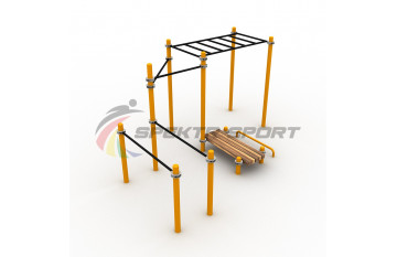 Комплекс для занятий Воркаут SP WRK-84_76mm