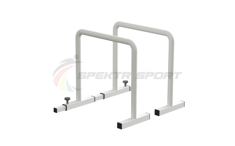 Брусья напольные хайлетсы Spektr Sport цв. белый
