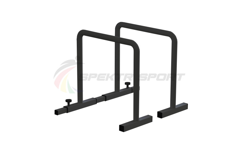 Брусья напольные хайлетсы Spektr Sport цв. черный