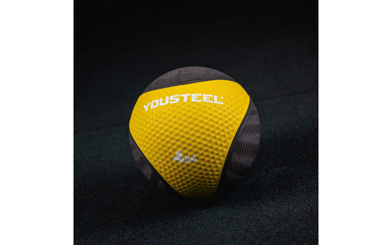 Медбол для кроссфита резиновый Yousteel 4кг