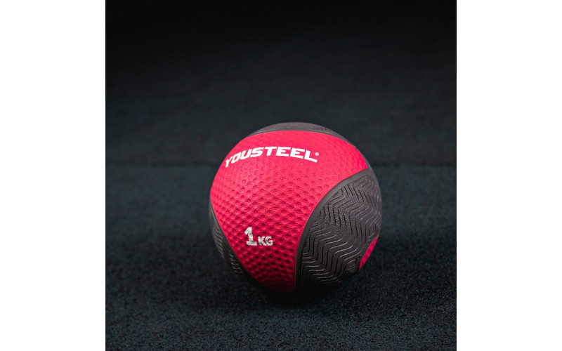 Медбол для кроссфита резиновый Yousteel 1кг