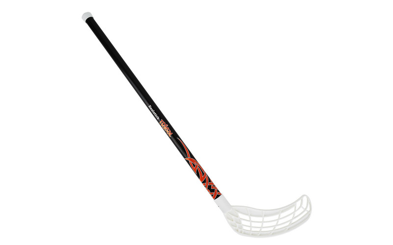 Клюшка для флорбола "RealStick Tribal Jr", 70см,прямой крюк, черн.