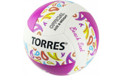 Мяч пляжного волейбола TORRES BEACH SAND PINK V32085B размер 5 Мяч пляжного волейбола TORRES BEACH SAND PINK V32085B размер 5