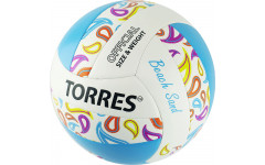 Мяч для пляжного волейбола TORRES BEACH SAND BLUE V32095B размер 5 Мяч для пляжного волейбола TORRES BEACH SAND BLUE V32095B размер 5