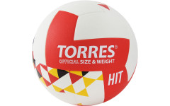 Мяч волейбольный тренировочный "TORRES Hit" V32055  размер 5